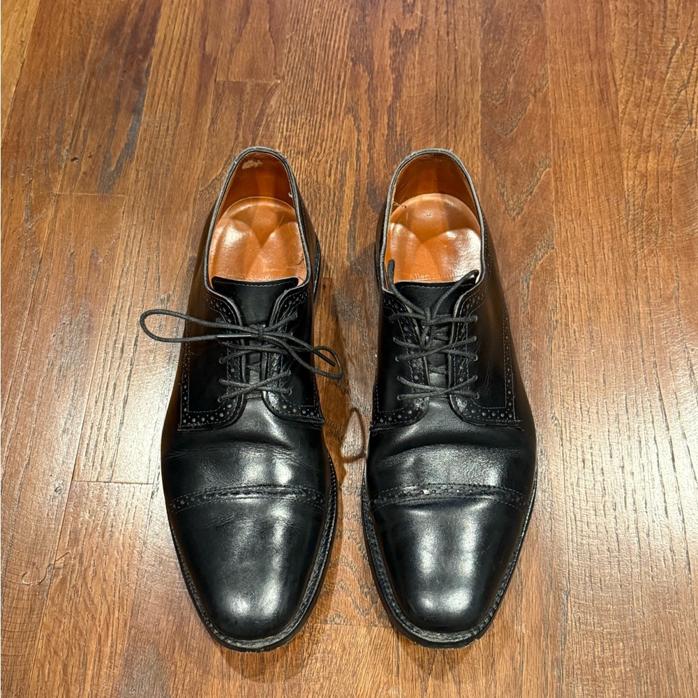 Allen Edmonds Yorktown Black Leather Oxford Shoes